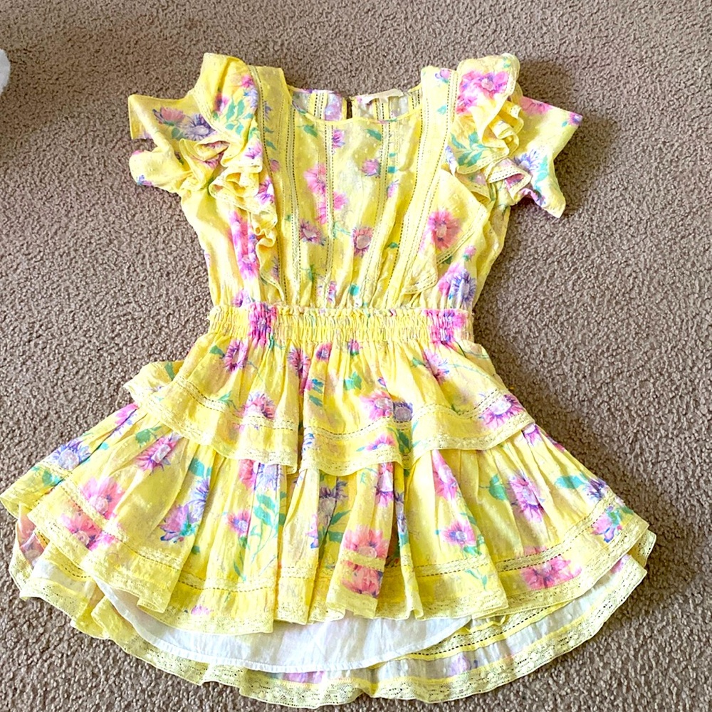 Natasha Ruffle Mini Fit and Flare Dress